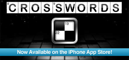 Crosswords for iPhone - Coming Soon!