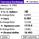 Formulas for Palm OS