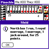 Pinochle for Palm OS