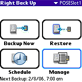 Right Back Up for Palm OS