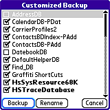 Right Back Up for Palm OS