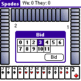 Spades for Palm OS