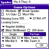 Spades for Palm OS