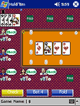 Hold Em for Pocket PC