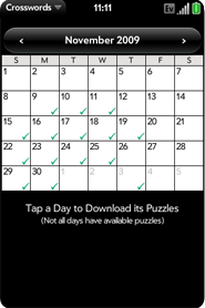 Crosswords for webOS