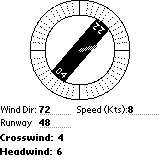 Crosswind Calculator for Palm OS