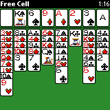 FreeCell for Palm OS