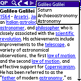 Quickipedia for Palm OS