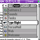 Type Right for Palm OS